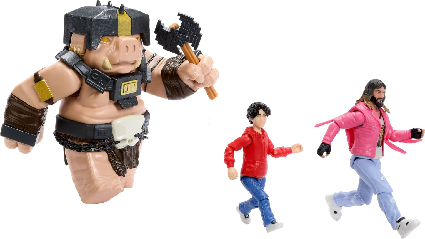 Mattel Minecraft Story Set – 3 Action Figures & 4 Accessories | A Well-Crafted Escape