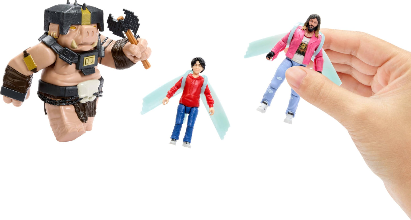 Mattel Minecraft Story Set – 3 Action Figures & 4 Accessories | A Well-Crafted Escape