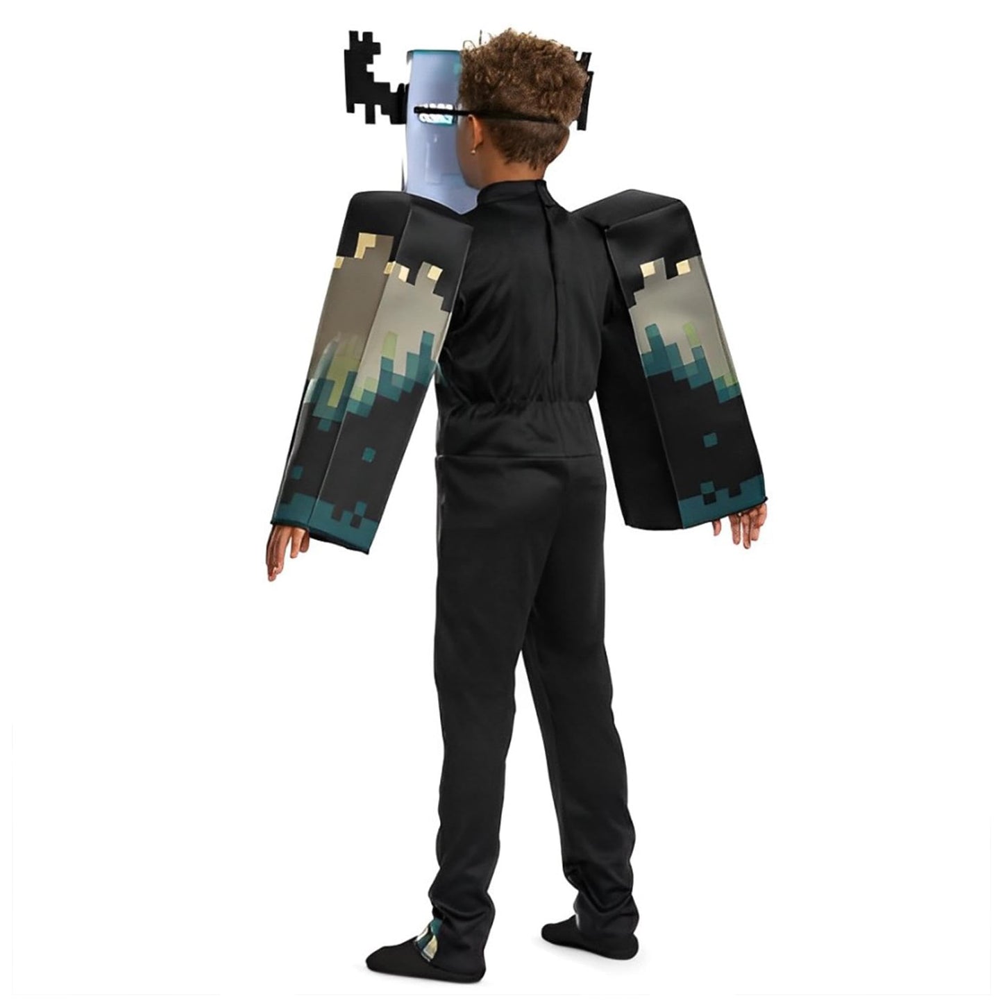 Minecraft Warden Costume for Kids — Official Deluxe Jumpsuit + Headpiece (7–8)