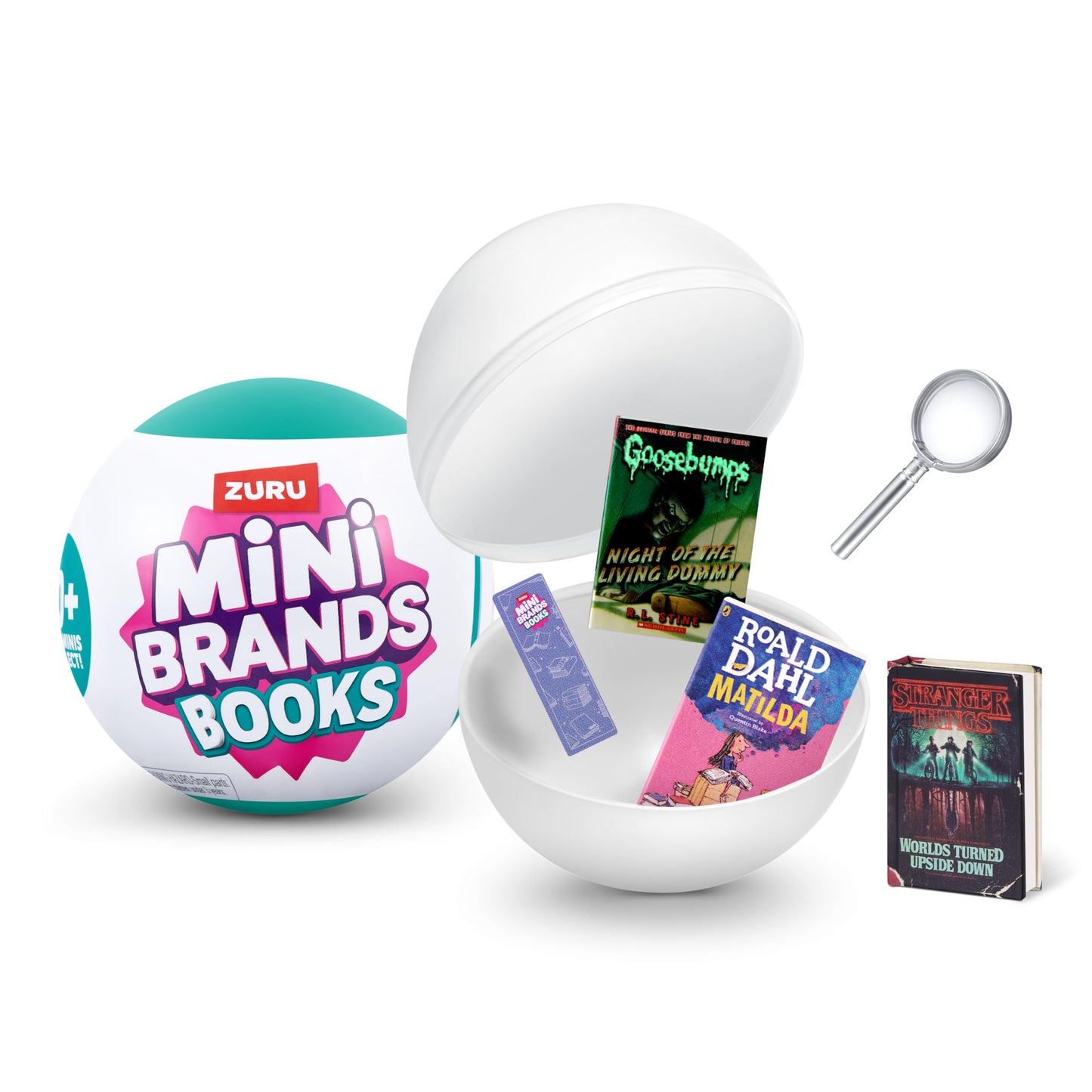 Mini Brands Books Capsule by ZURU | Real Miniature Books with Readable Pages