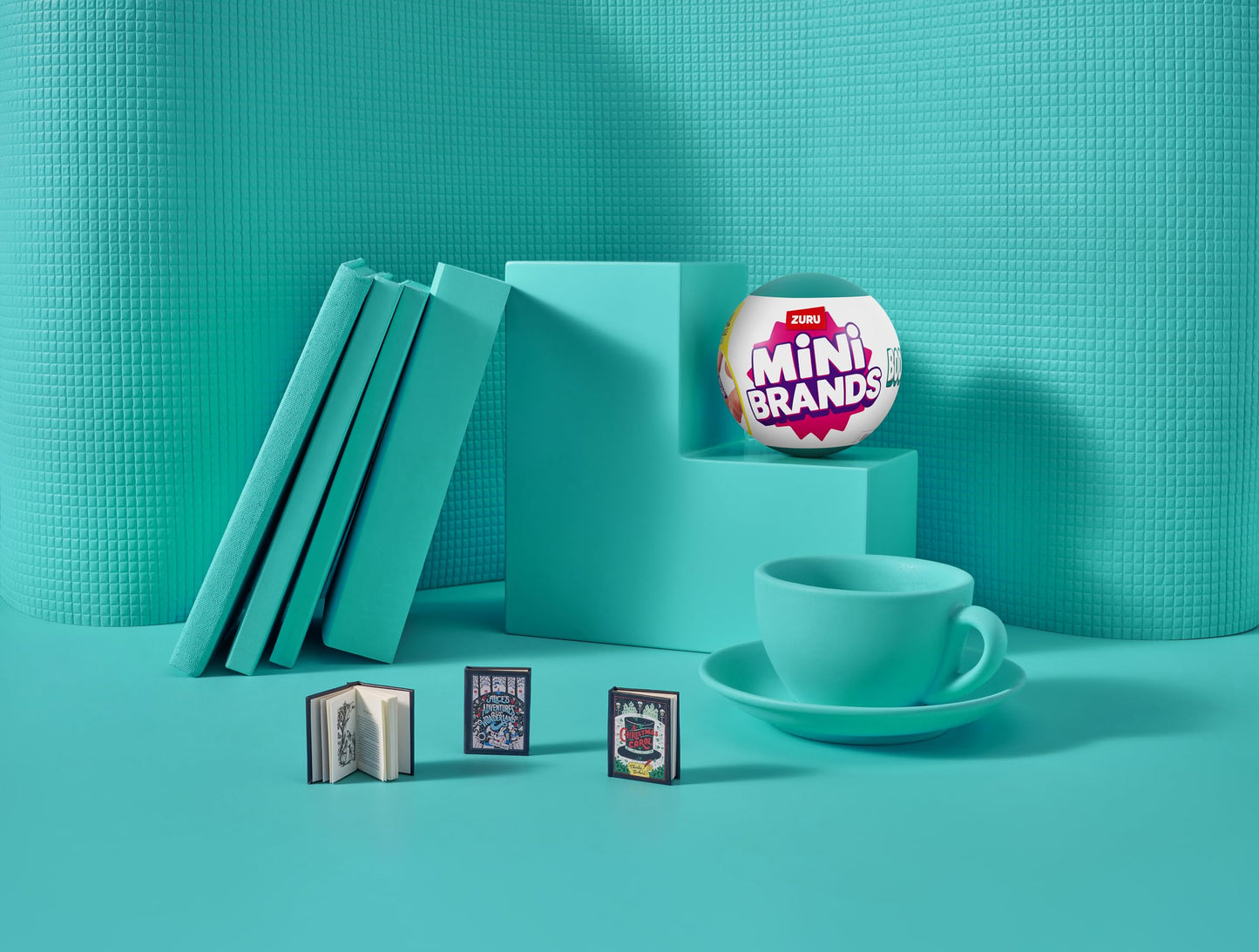 Mini Brands Books Capsule by ZURU | Real Miniature Books with Readable Pages