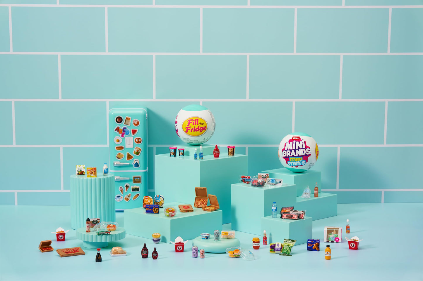 Mini Brands Fill The Fridge Playset with UV Light – ZURU Collectibles