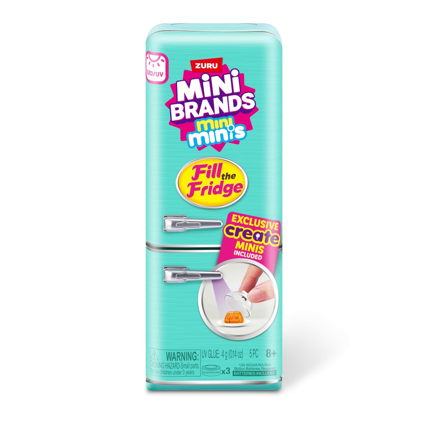 Mini Brands Fill The Fridge Playset with UV Light – ZURU Collectibles