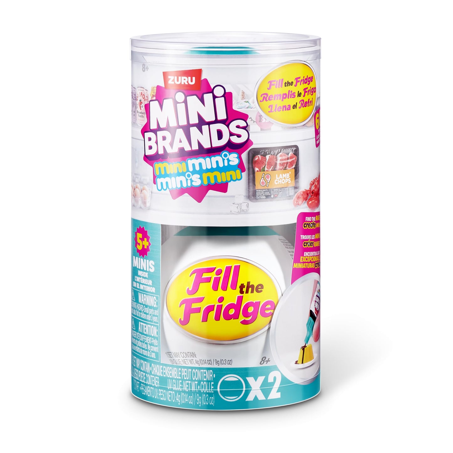 Mini Brands Fill The Fridge Mini Minis Series 1 by ZURU – Collectible Miniature Toy Capsules