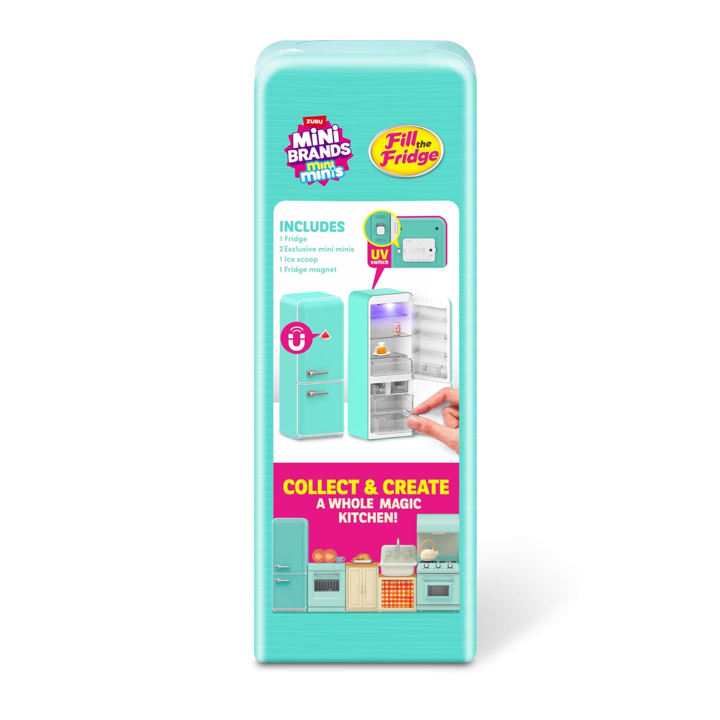 Mini Brands Fill The Fridge Playset with UV Light – ZURU Collectibles