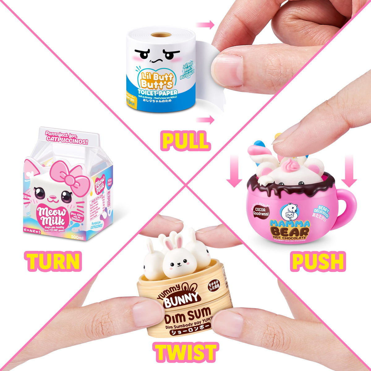 Mini Brands Kawaii Capsule by ZURU – 2-Pack Surprise Collectibles