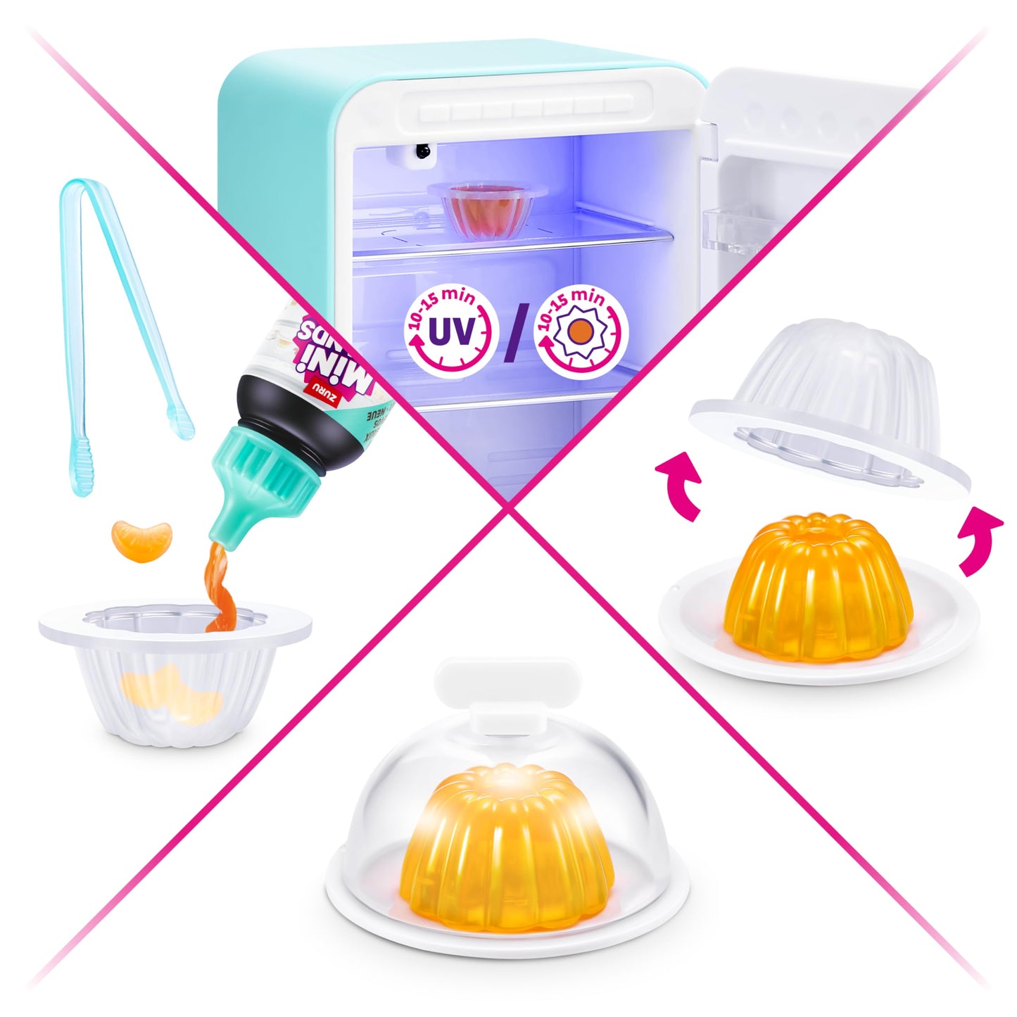 Mini Brands Fill The Fridge Playset with UV Light – ZURU Collectibles