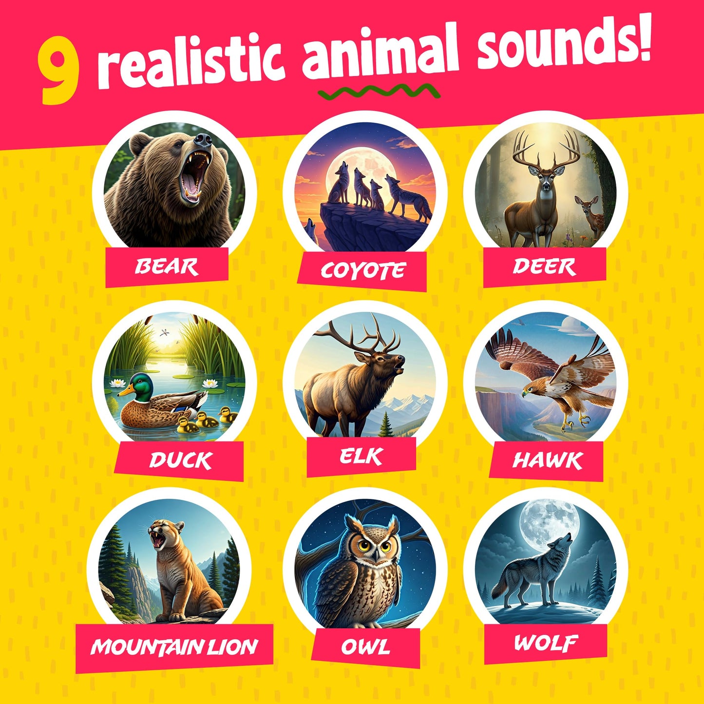 Mini Explorer Animal Caller for Kids – Rechargeable Outdoor Toy with 9 Realistic Animal Calls