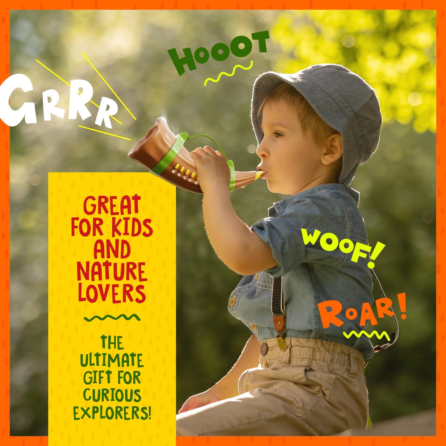Mini Explorer Animal Caller for Kids – Rechargeable Outdoor Toy with 9 Realistic Animal Calls