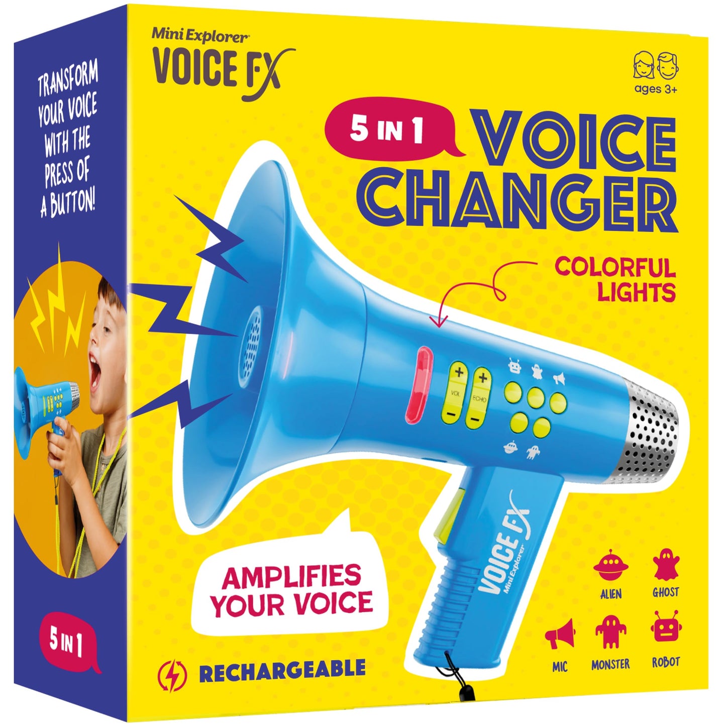 Mini Explorer Voice Changer for Kids – USB Rechargeable Toy (Ages 3-8+)