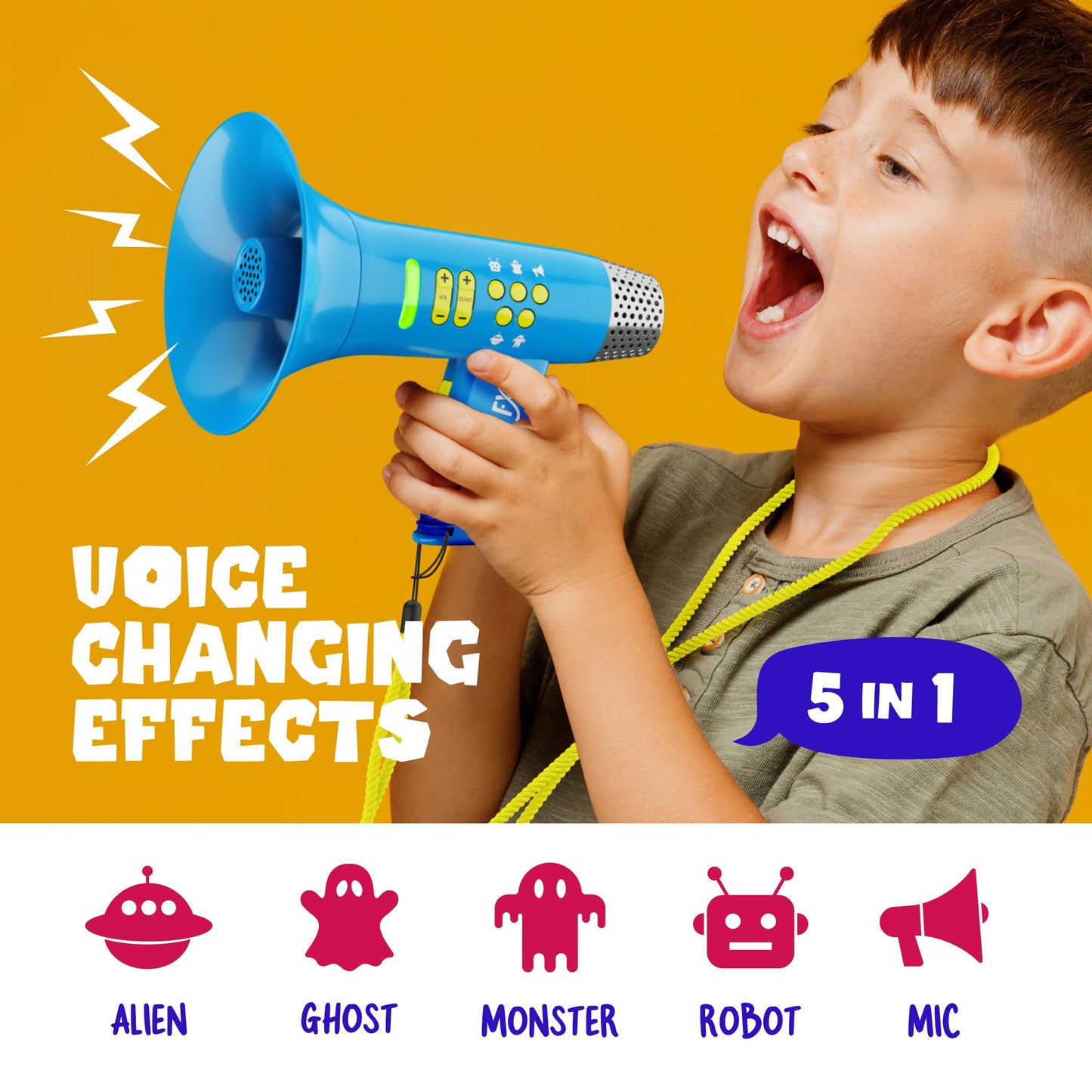 Mini Explorer Voice Changer for Kids – USB Rechargeable Toy (Ages 3-8+)