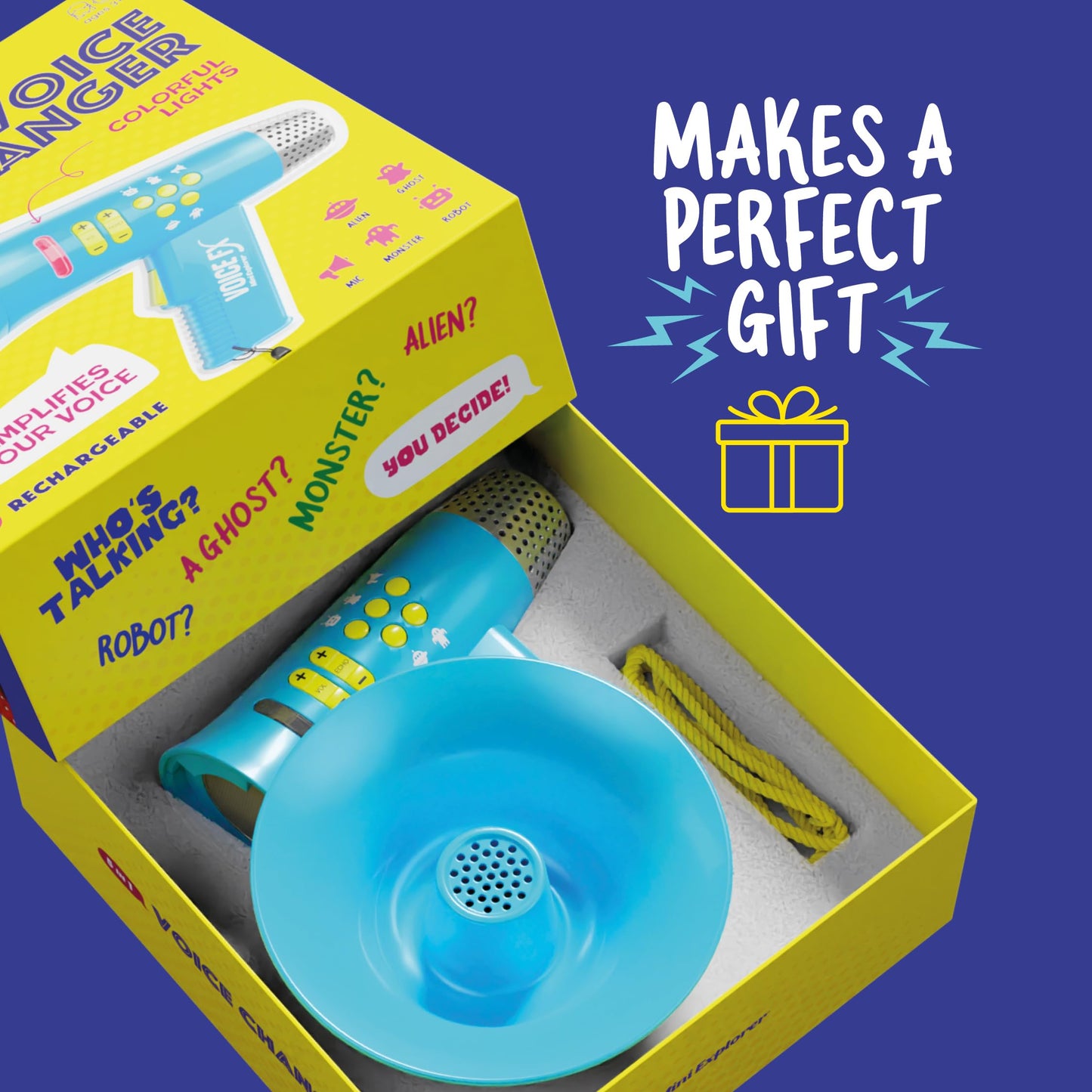 Mini Explorer Voice Changer for Kids – USB Rechargeable Toy (Ages 3-8+)