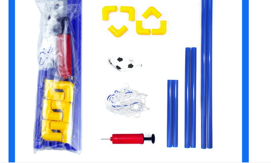 Mini Football Soccer Ball with Folding Goal Post Net Set