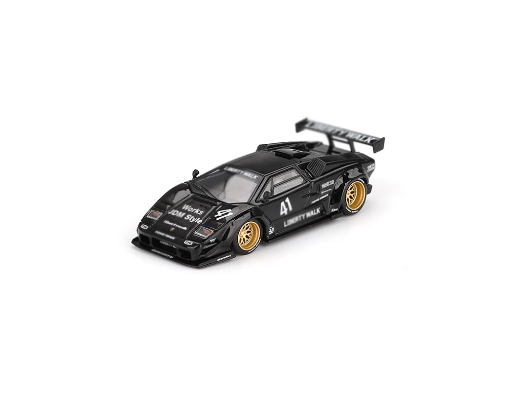 MINI GT Countach LB-WORKS #41 Black Limited Edition 1/64 Diecast Model | MGT01081