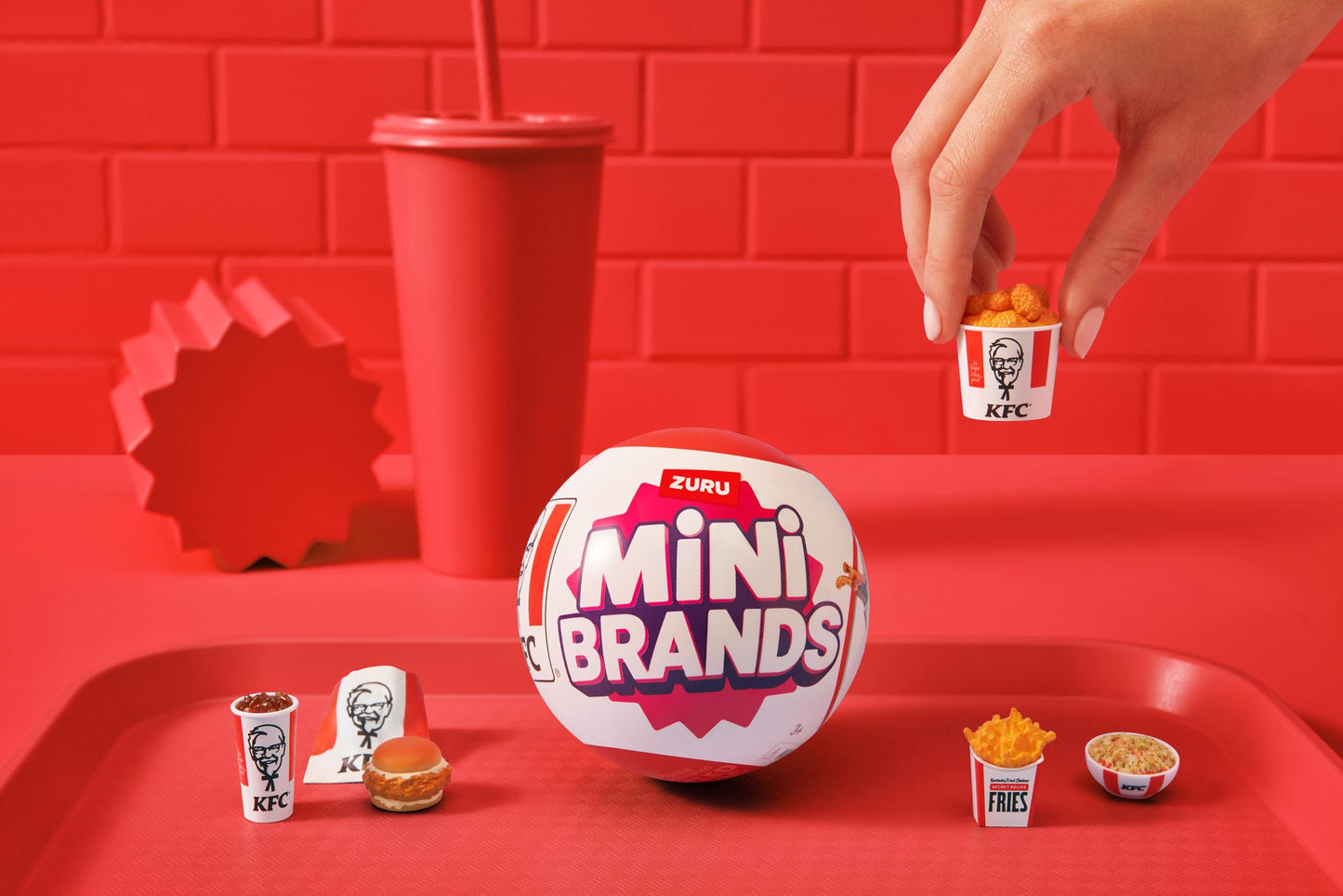 Mini Brands KFC Capsule by ZURU – 5 Mystery Miniatures, Collectible Toys (2 Pack)