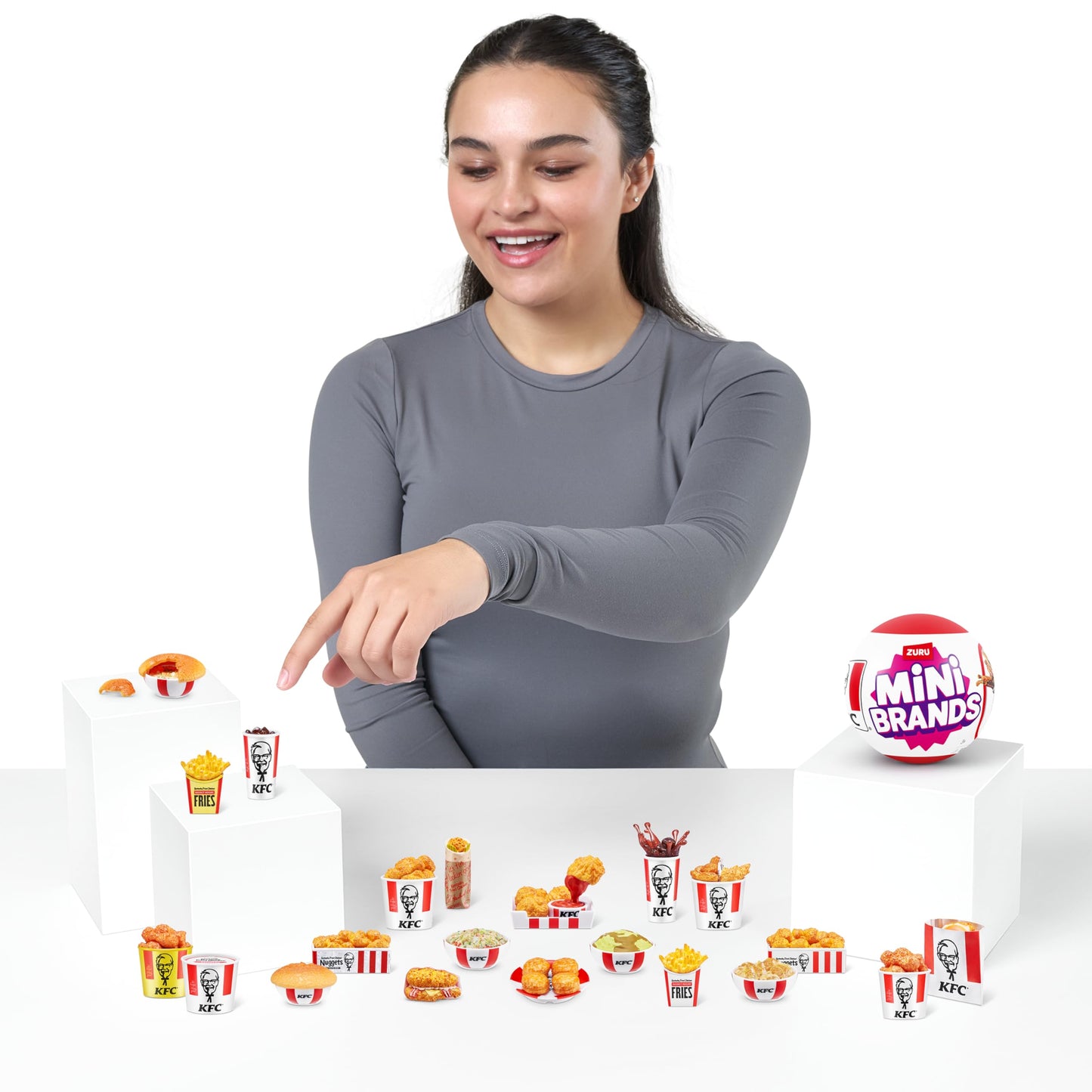 Mini Brands KFC Capsule by ZURU – 5 Mystery Miniatures, Collectible Toys (2 Pack)