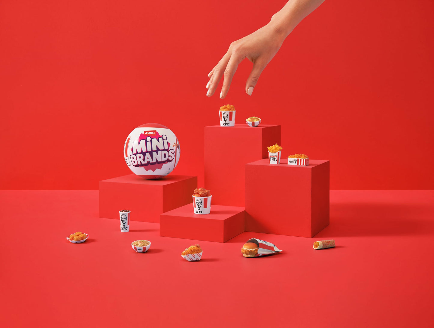 Mini Brands KFC Capsule by ZURU – 5 Mystery Miniatures, Collectible Toys (2 Pack)