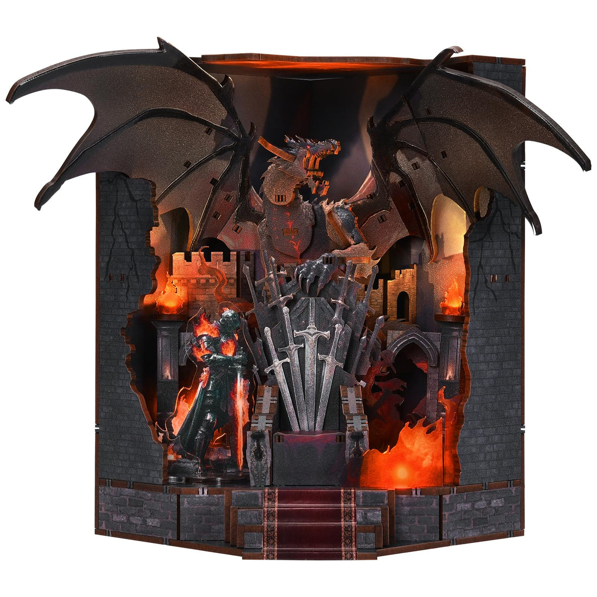 MiniCity Book Nook Kit – Throne of Blade DIY Miniature House & Library Decor