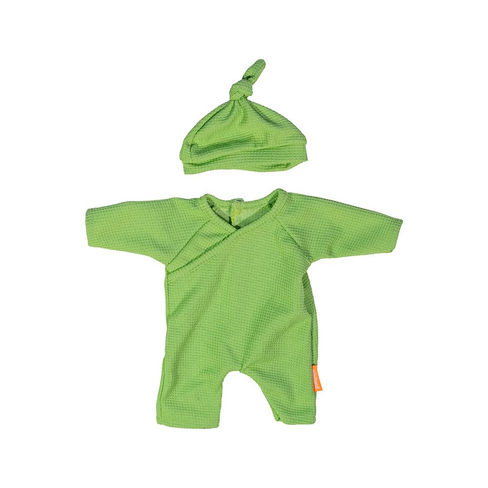 Miniland Doll Pajamas with Hat (Green) – Fits 12 5/8-Inch Dolls