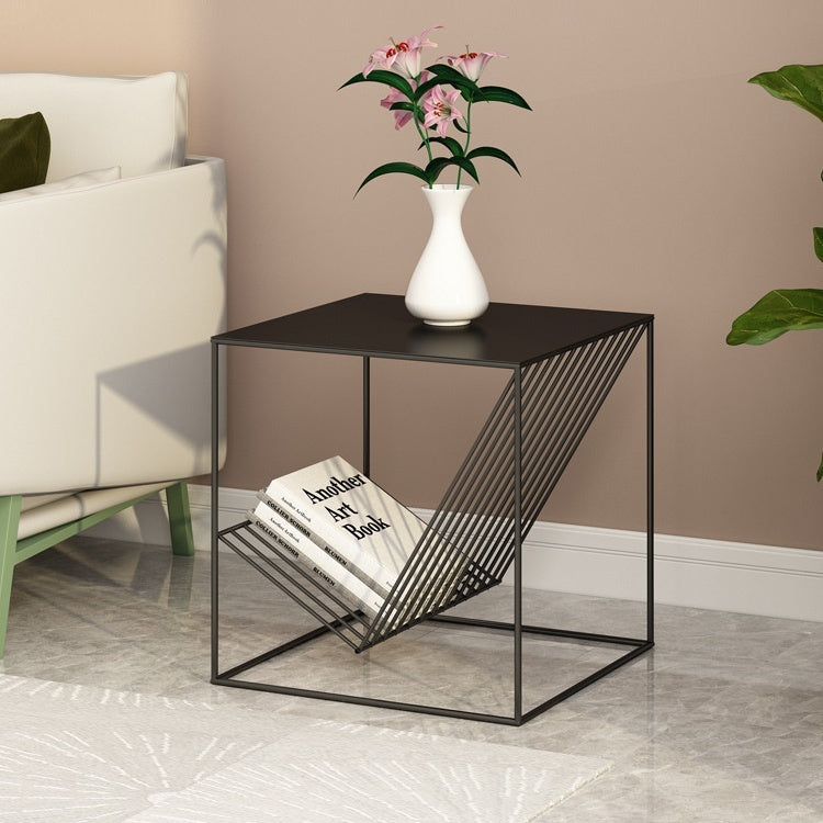 Minimalist Iron Art Sofa Side Table, Corner Bedside Table