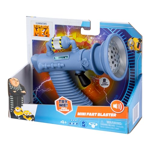 Minions Despicable Me 4 SFX Mini Fart Blaster — 8 Sounds, Ages 4+