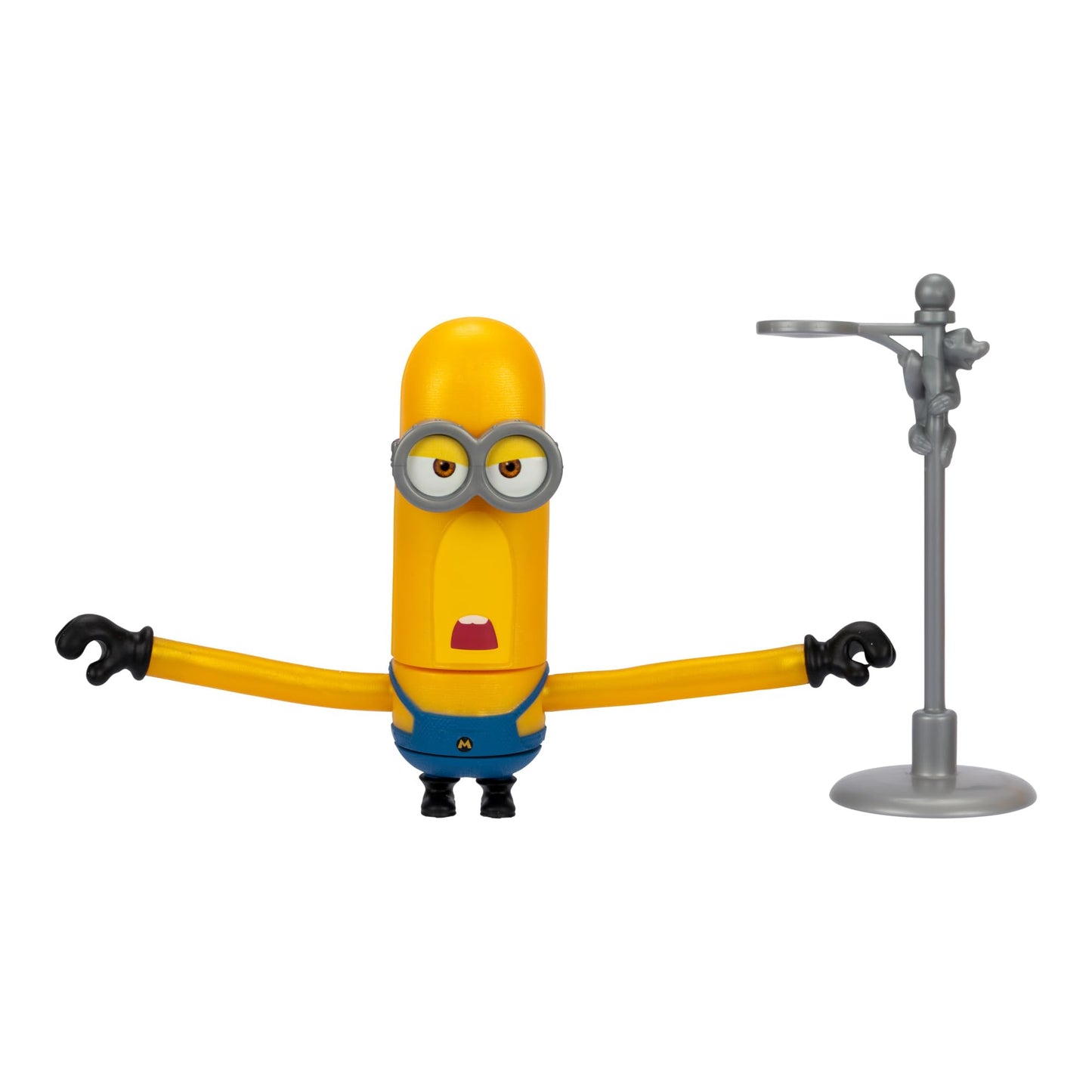 Minions Despicable Me 4 Wild Spinning Mega Tim Action Figure – Press Head for Knock-Down Spin | Collect All 5