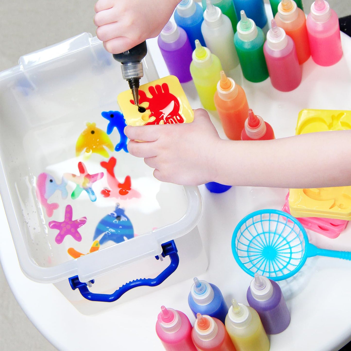 MINISENTIALS Magic Water Elf Toy Kit – DIY Water Pets & Squishy Crafts for Kids