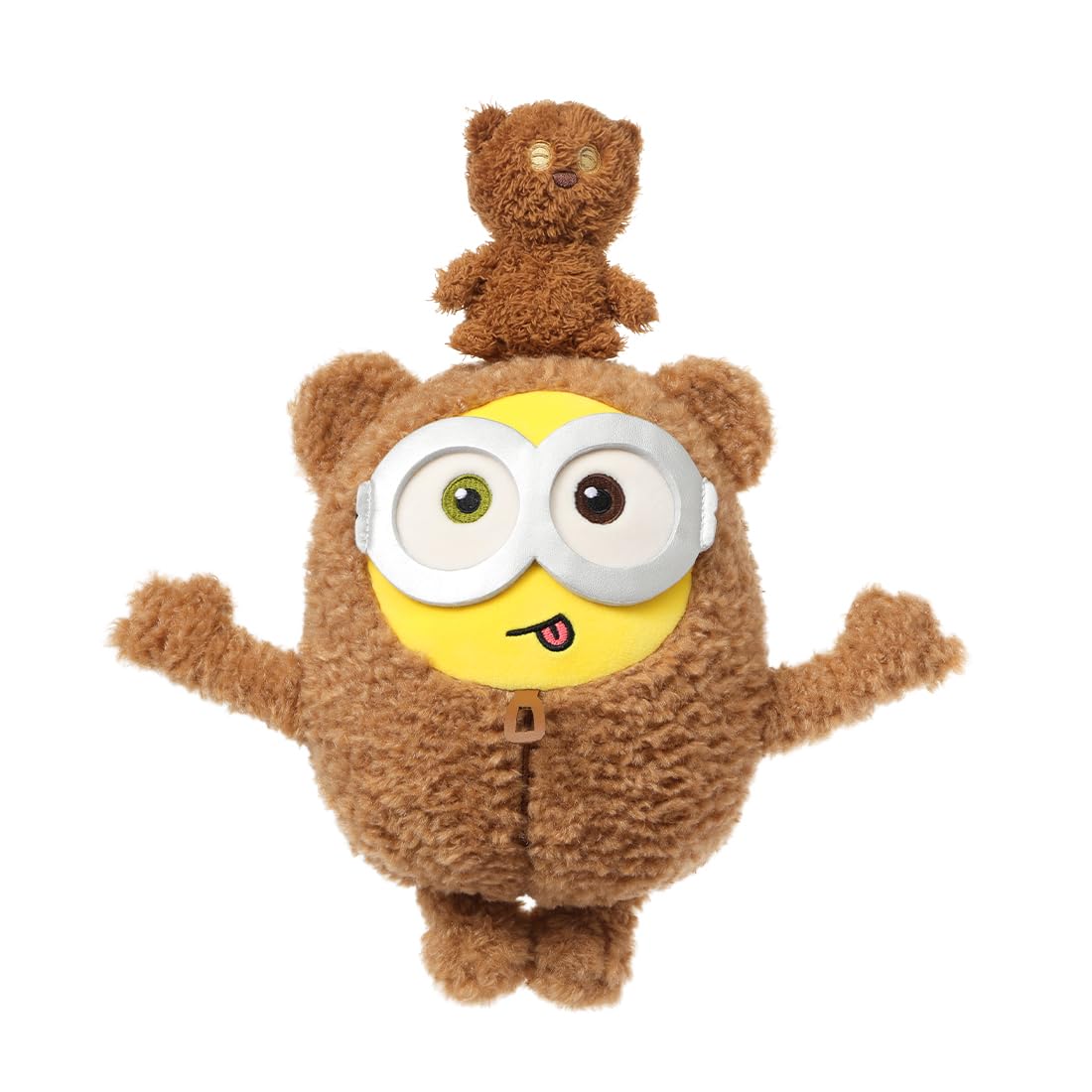 MINISO 11-Inch Bob-Tim Minions Plush – Cute Sleeping Pillow & Cuddly Toy