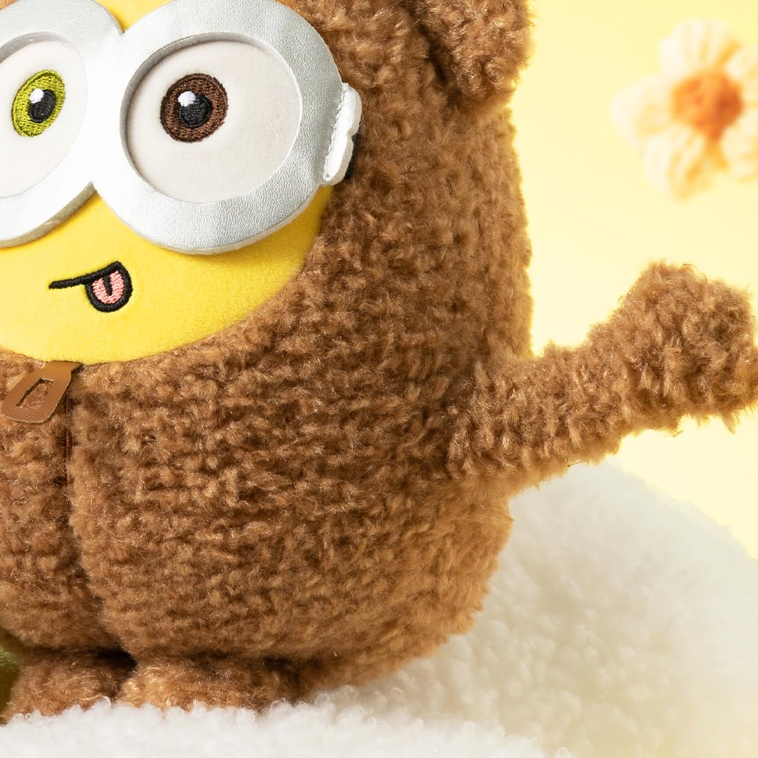 MINISO 11-Inch Bob-Tim Minions Plush – Cute Sleeping Pillow & Cuddly Toy