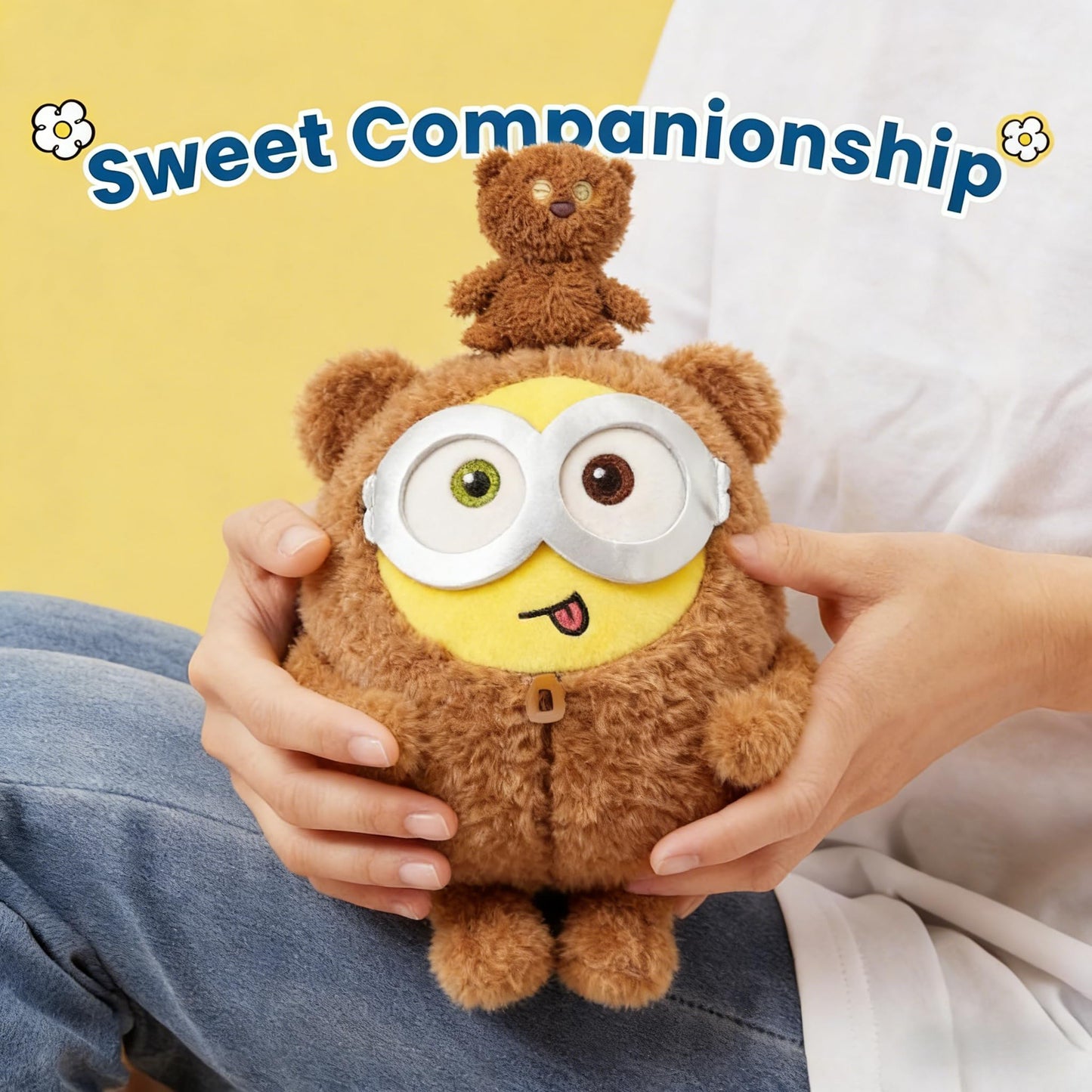 MINISO Minions Plush – Kawaii Sleep Companion Pillow Toy (Multiple Sizes)