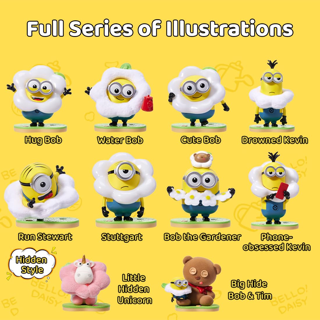 MINISO Minions Flower Garden Surprise Blind Box Figure – Random One