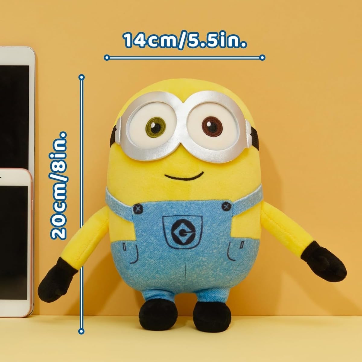 MINISO Minions Plush Toy – Kawaii Sleep Companion & Decorative Pillow (Multiple Sizes, Bob)