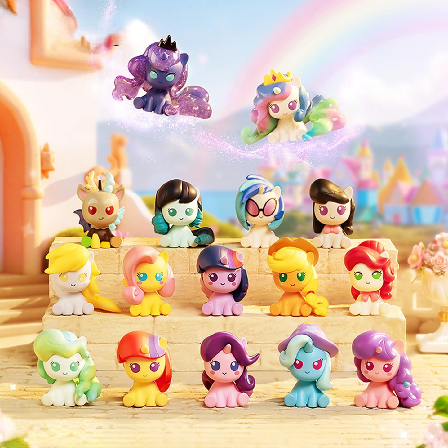 MINISO My Little Pony Blind Box Figures – 3 Mini Collectibles per Box | Official Merchandise