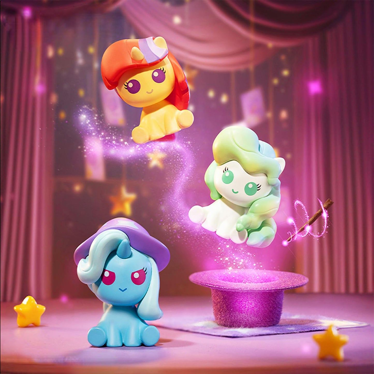 MINISO My Little Pony Blind Box Figures – 3 Mini Collectibles per Box | Official Merchandise