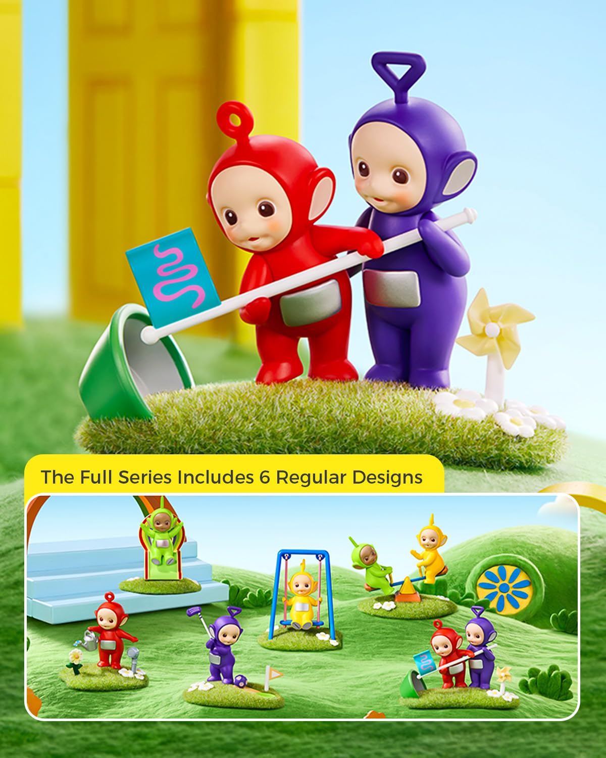 MINISO Teletubbies Blind Box: Magical Island Series Vinyl Figures – 6 Poses Collectible