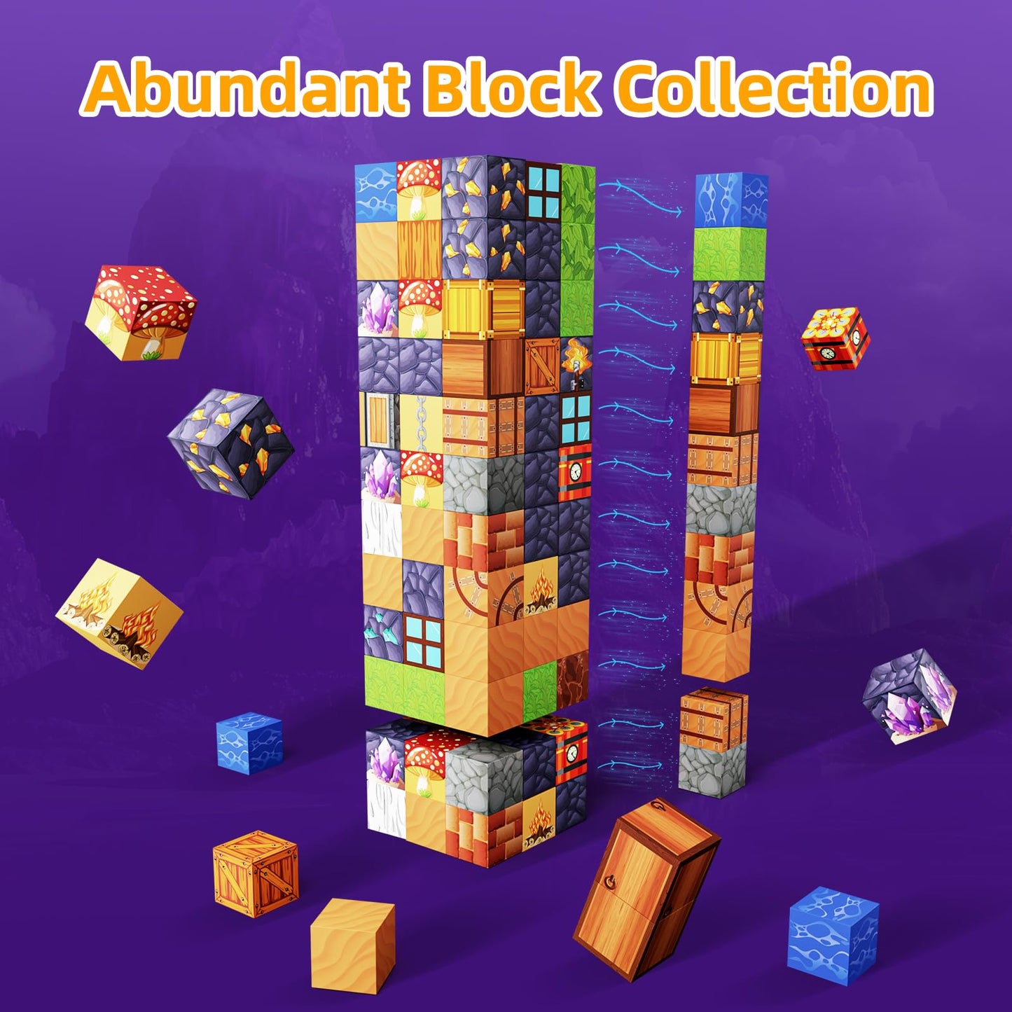 Minoskia Magnetic Blocks – 150 PCS STEM Building Toys for Kids 3-8