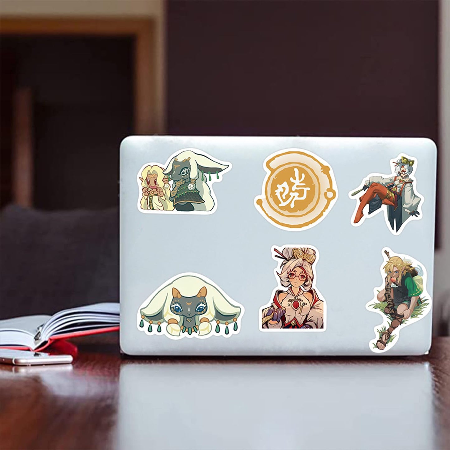 MINRAIN 50pcs Zelda Tears of the Kingdom Stickers – Waterproof Vinyl Decals for Laptops, Water Bottles & More