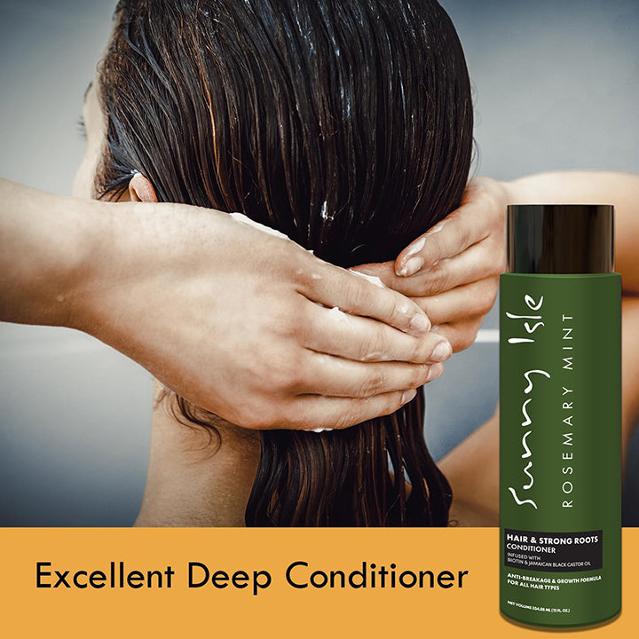 Sunny Isle Rosemary Mint Hair & Strong Roots Conditioner 12 oz