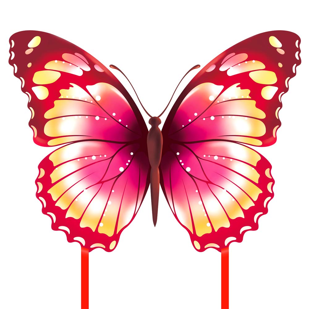Mint's Colorful Life Butterfly Kite Pink – Easy to Fly with 300ft Line