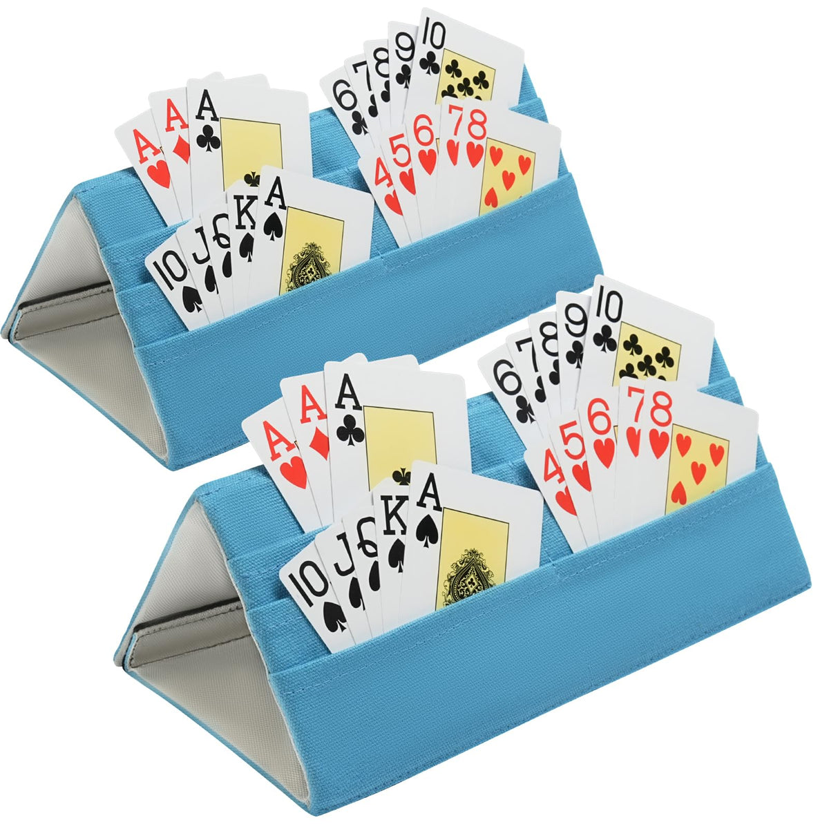 Minventiss 2-Pack Card Holders for Hands-Free Card Games