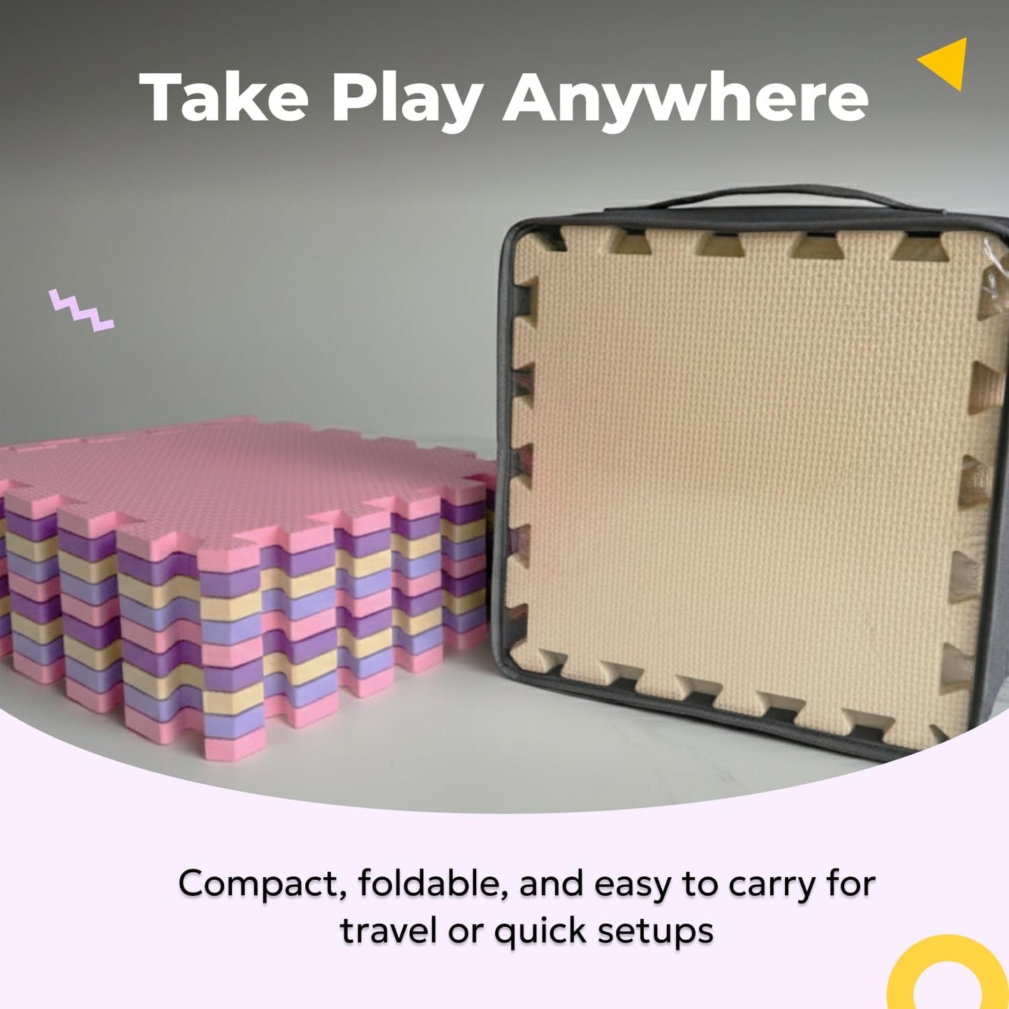 MioTetto Baby Play Mat – Safe Interlocking Foam Tiles for Crawling & Development