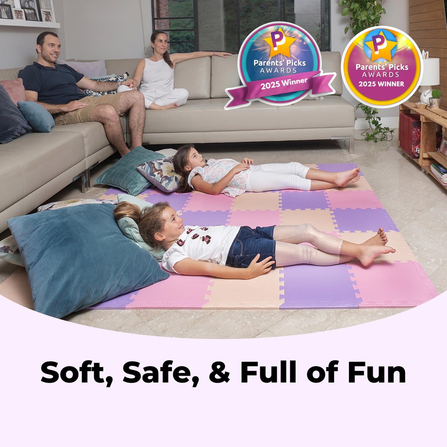 MioTetto Baby Play Mat – Interlocking Foam Tiles for Safe Crawling & Easy Setup