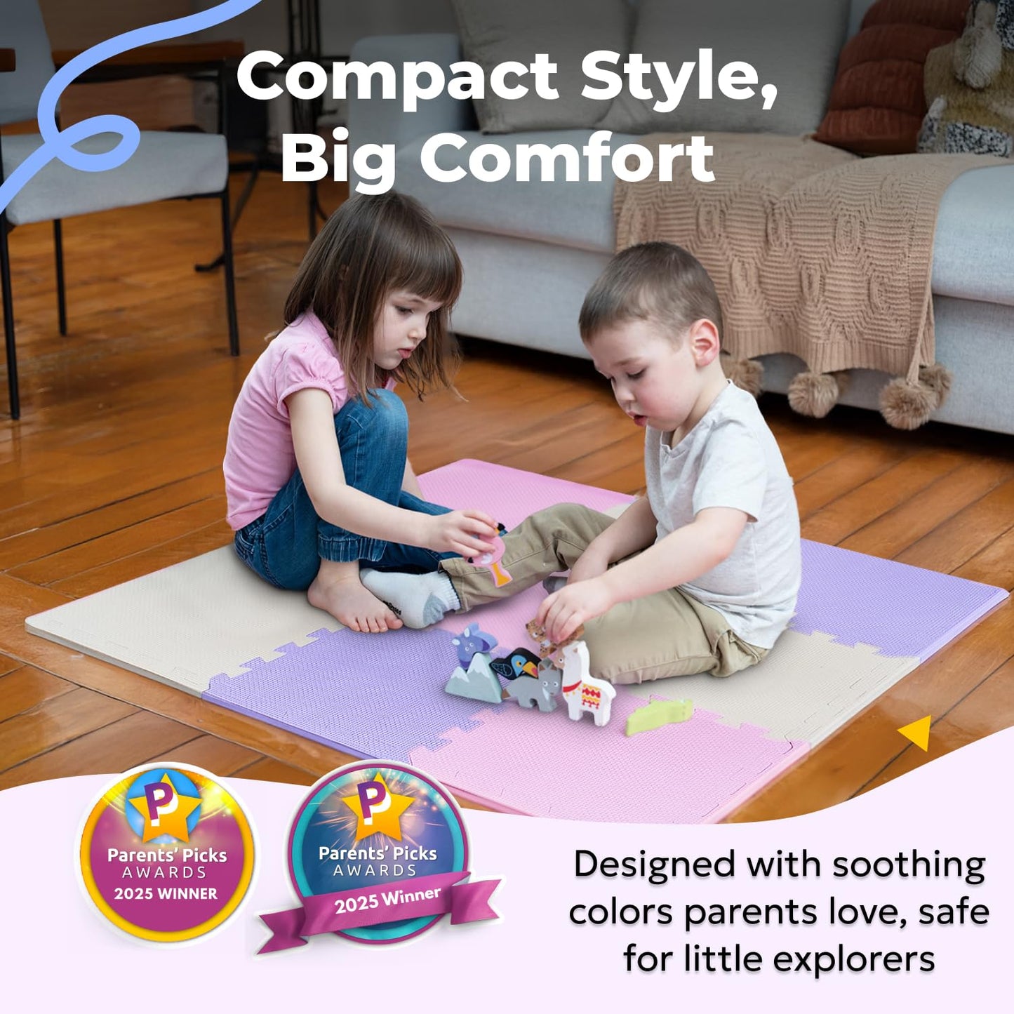 MioTetto Baby Play Mat – Safe Interlocking Foam Tiles for Crawling & Development