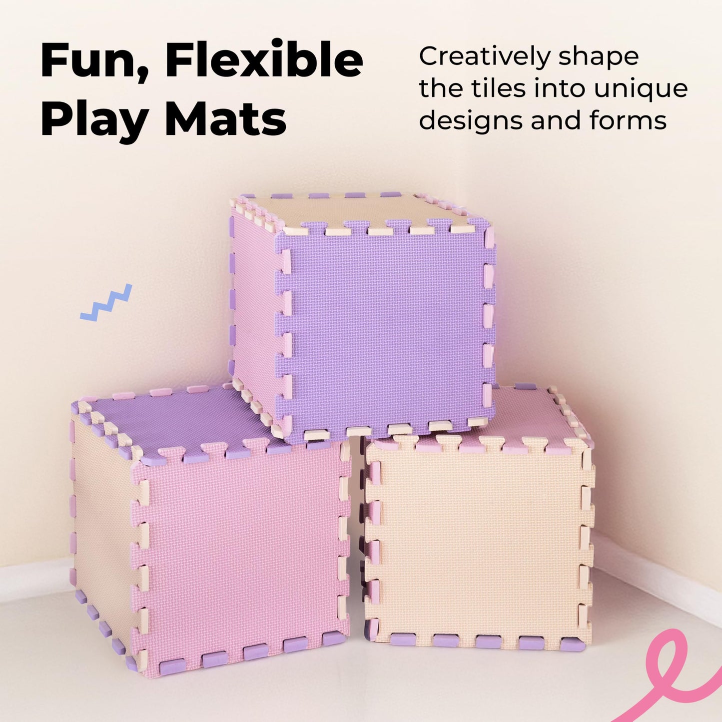 MioTetto Baby Play Mat – Interlocking Foam Tiles for Safe Crawling & Easy Setup