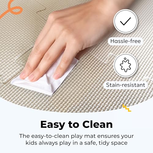MioTetto Baby Play Mat – Interlocking Foam Tiles for Safe Crawling & Flexible Room Fit