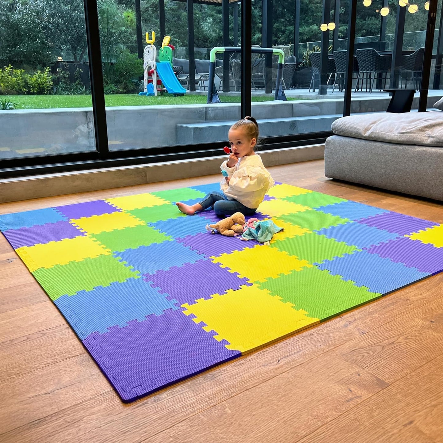 MioTetto Baby Play Mat – Interlocking Foam Tiles for Safe Crawling & Play