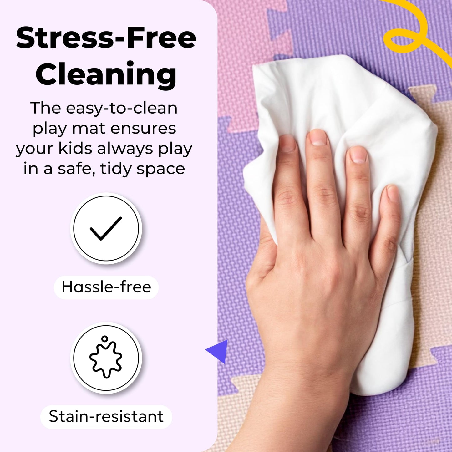 MioTetto Baby Play Mat – Interlocking Foam Tiles for Safe Crawling & Easy Setup