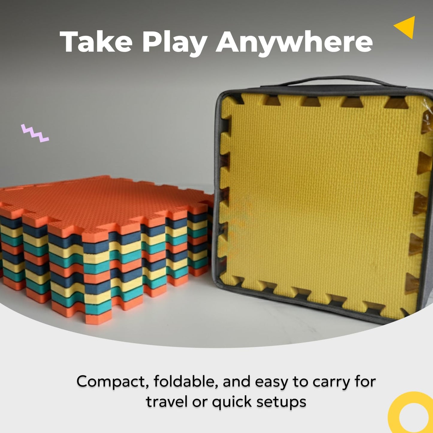 MioTetto Baby Play Mat | Interlocking Foam Tiles for Safe Crawling & Play