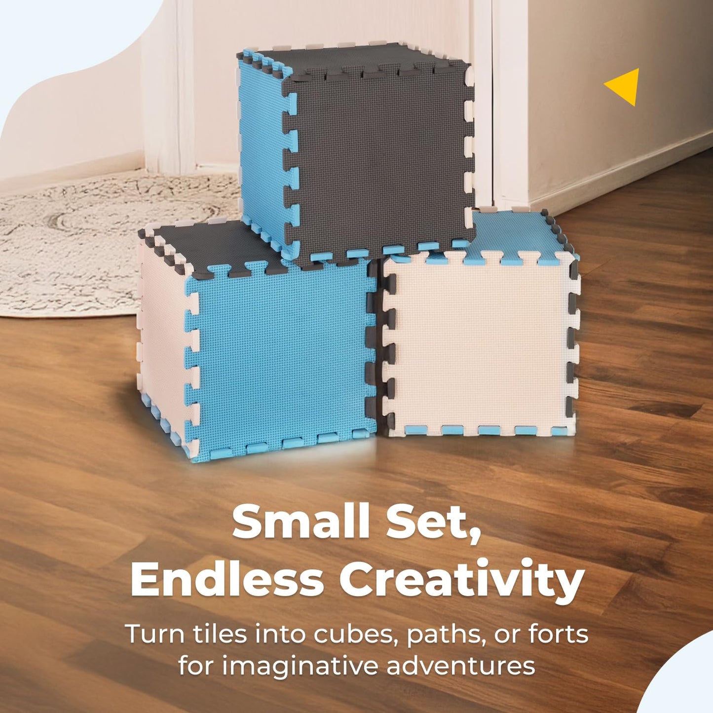 MioTetto Baby Play Mat | Interlocking Foam Tiles for Safe Crawling & Playtime