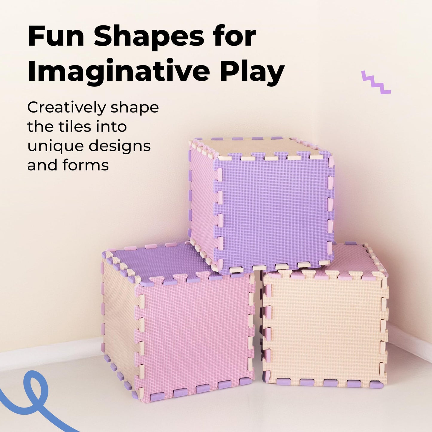MioTetto Baby Play Mat – Interlocking Foam Tiles for Safe, Cushioned Floor Play